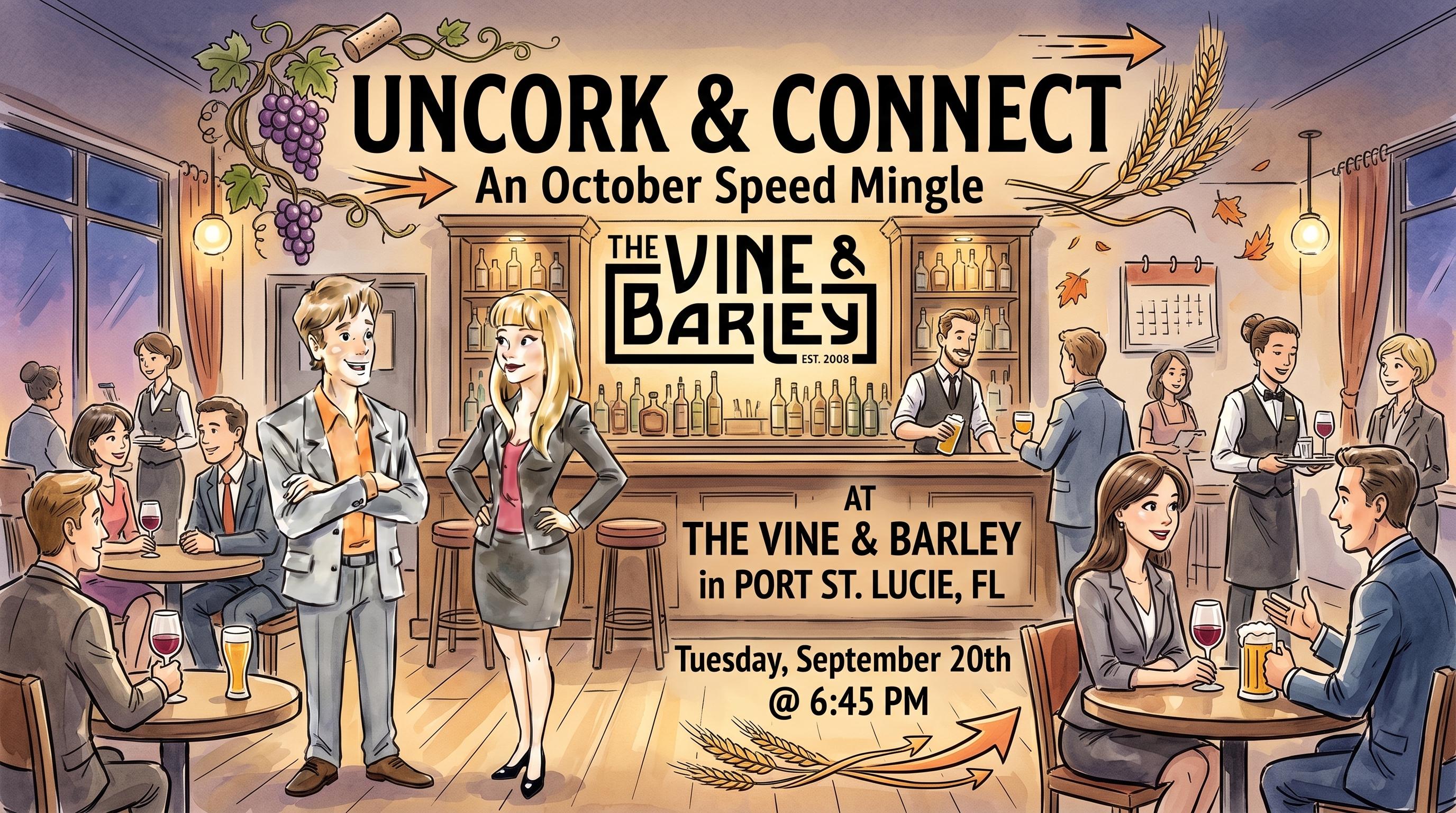 Uncork & Connect: An October Speed Mingle